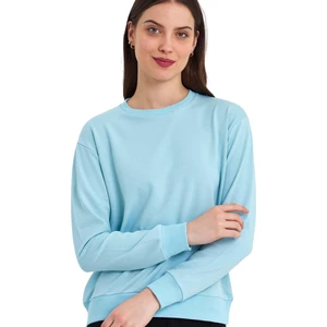 Kadın Penye Likralı Sıfır Yaka Fiha Sweat