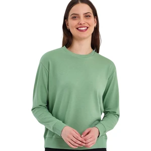 Kadın Penye Likralı Sıfır Yaka Fiha Sweat