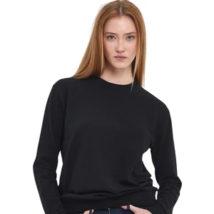 Kadın Penye Likralı Sıfır Yaka Fiha Sweat