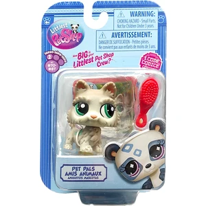 Littlest Pet Shop Tekli Figür 00522 G7#81 Taraklı Gri Köpek