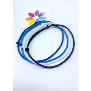 Concept Hubutu 4'lü Minimal Burgulu Erkek Ip Bileklik Seti