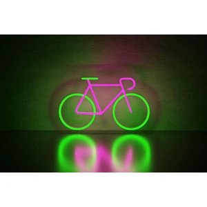 Neon LED Duvar Dekoratif Aydınlatma -Bisiklet-