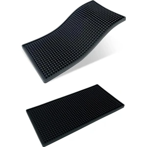 Cafe Bar Barista Ekipmanları Kurutma Kaymaz Bar Mat Silikon 15 x 30 cm