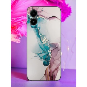 Omix X5 Duman Mermer Tasarımlı Şeffaf Telefon Kılıfı