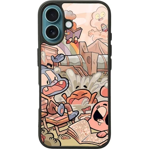 iPhone 16 Gumball Tasarımlı Glossy Telefon Kılıfı
