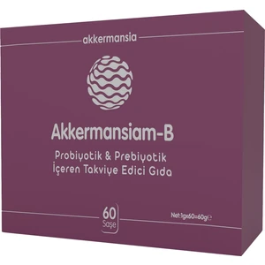 Akkermansiam-B Akkermansia Muciniphila İçeren Takviye Edici Gıda 60 Saşe