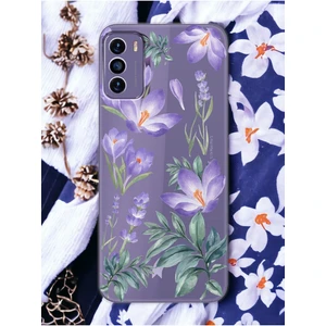 Reeder S19 Max Pro S Kış Çiçeği Tasarımlı Şeffaf Telefon Kılıfı