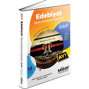 Miray Yayınları AYT Edebiyat Ders Anlatım Fasikülü