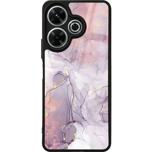 Xiaomi Redmi 13 4g Fuşya Mermer Tasarımlı Glossy Telefon Kılıfı