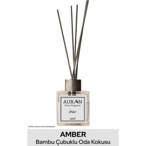Amber Çubuklu Oda Kokusu Bambu Kokusu Kare Şişe Amber Reed Diffuser 100ml