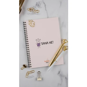 Harikalar Ofisi Sana Ne Temalı 14*19 Çizgili Defter