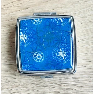 İlaç Kutusu 2 Bölmeli Dekoratif Metal İlaç Vitamin Organizatörü Benzersiz Hediye