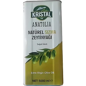 Anatolia Soğuk Sıkım Natürel Sızma Zeytinyağı 5 lt