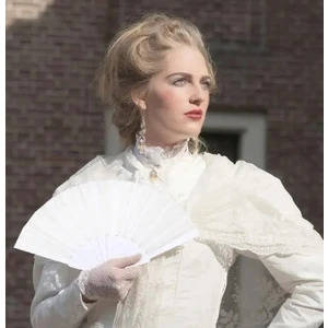 Yelpaze Kumaş Beyaz