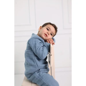 Cuckoo Cotton Müslin Düğmeli Sweat Çocuk Takımı