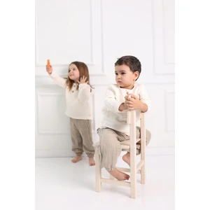 Cuckoo Cotton Müslin Düğmeli Sweat Çocuk Takımı