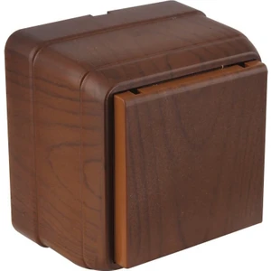 Sıva Üstü Ceviz Kapaklı Topraklı Priz