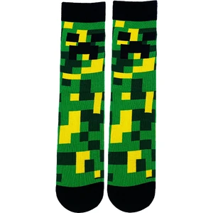 Carnaval Socks Minecraft Desenli Renkli Soket Çorap