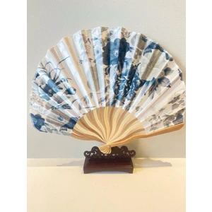 - Kaliteli, Lüks Çiçekli Şık Japon Yelpaze Özel Hediye Paketi Ile