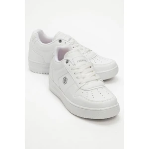 Bağcıklı Kadın Spor Ayakkabı BEYAZ BEYAZ