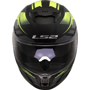Ls2 Stream 2 Fury Mat Siyah-Gri-Neon Sarı Kapalı Kask