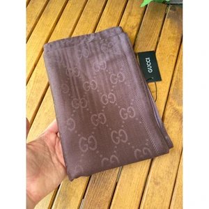 Webinay Home Çift Taraflı Kaşmir Siyah Ithal Ipek Şal G Desen 200X75 cm