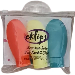 Seyahat Seti 3'lü Renkli Şişe