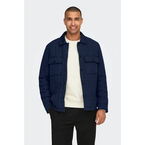 Onsjack Quılted Jacket Lacivert Erkek Ceket 22030317
