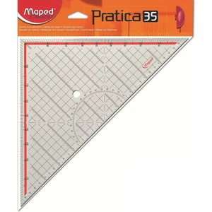 Pratica Tekstil Gönyesi 35 cm Üçgen Geoderik Cetvel