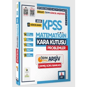 Karakutu Yayınları 2025 KPSS Matematiğin Kara Kutusu 2. Cilt Problem K.ö. Dijital Çözümlü Ösym Çıkmış Soru Bankası