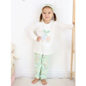 Luggi Baby 1-5 Yaş Kız Çocuk Göz Bantlı Pijama Takımı