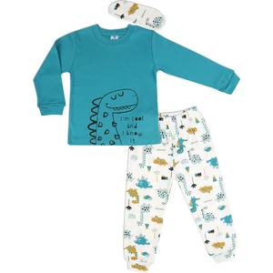 Luggi Baby 1-5 Yaş Erkek Çocuk Göz Bantlı Pijama Takımı