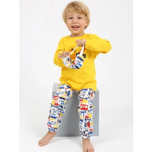 Luggi Baby 1-5 Yaş Erkek Çocuk Göz Bantlı Pijama Takımı