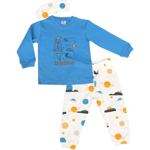 Luggi Baby 1-5 Yaş Erkek Çocuk Göz Bantlı Pijama Takımı