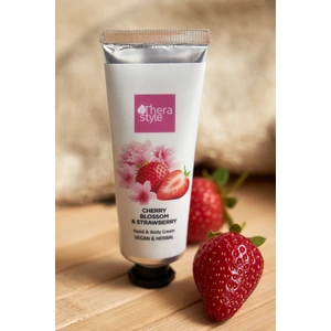 Thera Style Kiraz Çiçeği ve Çilek El ve Vücut Kremi Hand And Body Cream 30 ml