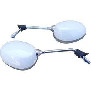 Risotto 50 Ayna Takımı Beyaz Nikelajlı