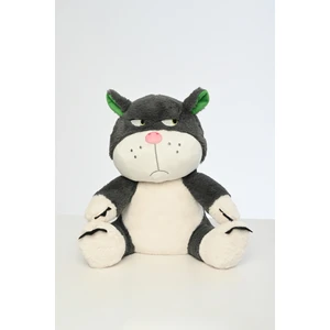 Pufu Toys Sinirli Kedi Sabri Peluş Oyuncak 45 cm