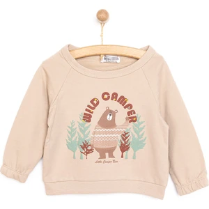 HelloBaby Forest Camp Erkek Sweatshirt Erkek Bebek