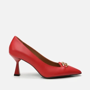 01ayh294360a750  Deri Kırmızı Kadın Stiletto