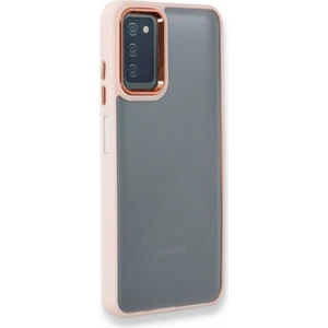 Samsung Galaxy A03S Kılıf Kenarı Silikon Arkası Darbelere Karşı Sert Pc Dora Kapak