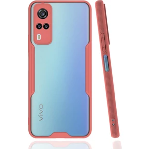 Vivo Y31 Kılıf Kamera Korumalı Pastel Renkli Esnek Silikon Platin Kapak