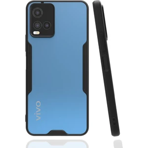 Vivo Y33S Kılıf Kamera Korumalı Pastel Renkli Esnek Silikon Platin Kapak