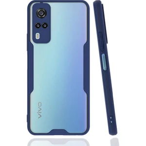 Vivo Y51 Kılıf Kamera Korumalı Pastel Renkli Esnek Silikon Platin Kapak