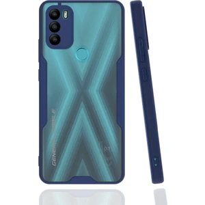 General Mobile Gm 21 Plus Kılıf Kamera Korumalı Pastel Renkli Esnek Silikon Platin Kapak