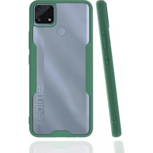 Realme C25S Kılıf Kamera Korumalı Pastel Renkli Esnek Silikon Platin Kapak