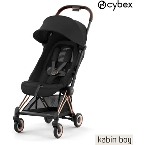 Coya Rosegold Sephia Black  (Kabin Boy Lüks Bebek Arabası)