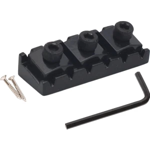 43MM Gitar Kilitleme Somunu Montaj Vidaları ve Anahtarı ile Gitar Telleri Kilitli Siyah (Yurt Dışından)