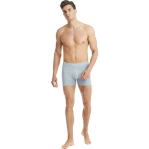 Erkek Pamuk Elastan Boxer Tender Cotton 9233 - Gri Melanj