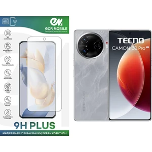 ECR MOBILE Tecno Camon 30 Pro 5g Ekran Koruyucu Mat Tam Uyumlu Esnek Nano Kırılmayan