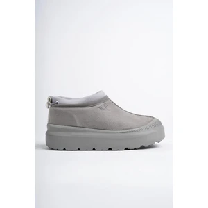 Luuq Garantili Kadın Kalın Taban Içi Tüylü Günlük Mini Yarım Bot